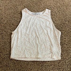 cheetah print crop top size small
